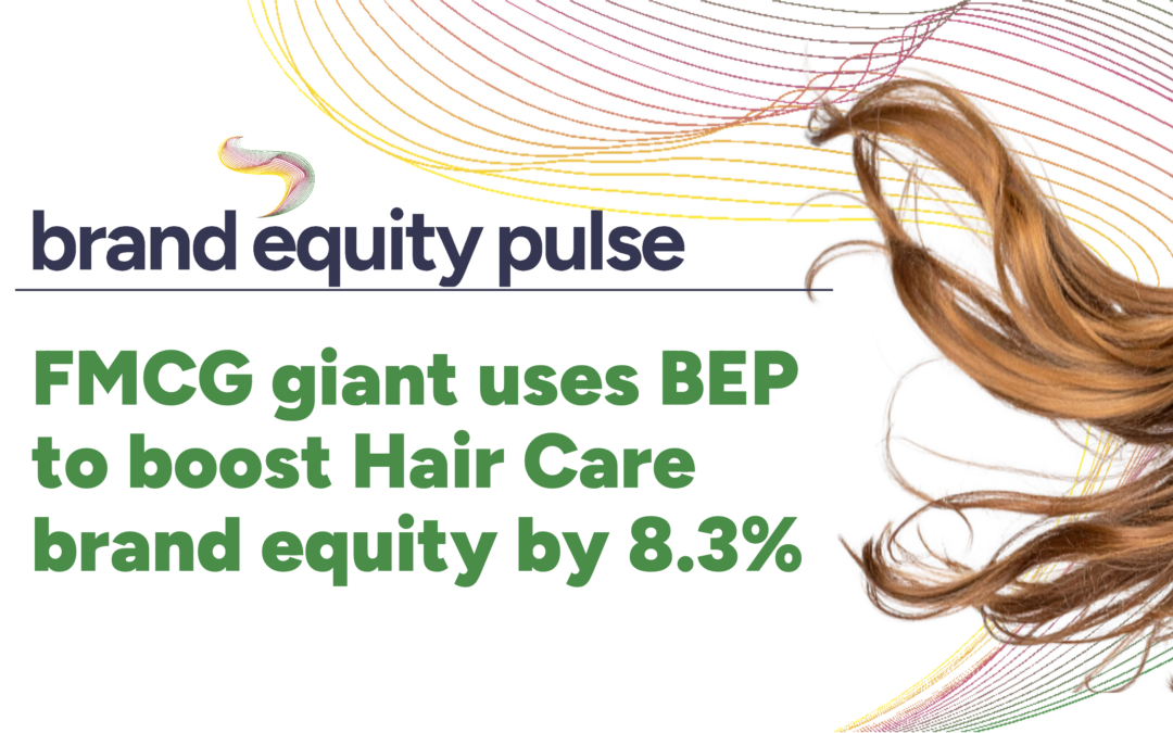 FMCG giant used Brand Equity Pulse to boost haircare equity by 8.3%