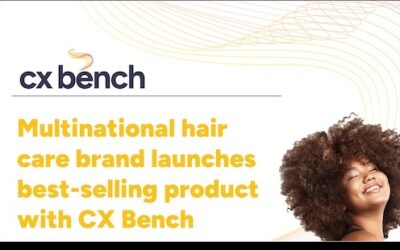 Multinational hair care brand launches best seller using CX Bench