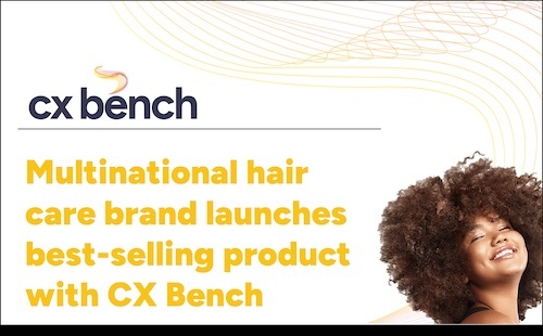 CX Bench Hair care case study 500×300