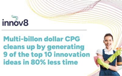 Multi-billion dollar CPG cleans up by generating 9 of the top 10 innovation ideas in 80% less time