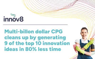 Multi-billion dollar CPG cleans up by generating 9 of the top 10 innovation ideas in 80% less time
