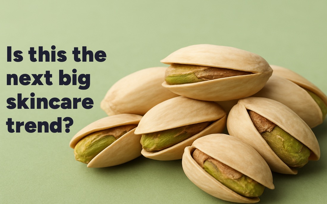 If you’re not betting on this skincare trend, you’re nuts! Pistachio