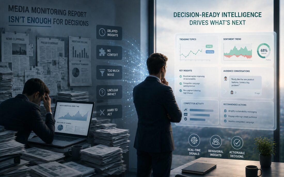 Media Monitoring Report Isn’t Enough for Decisions