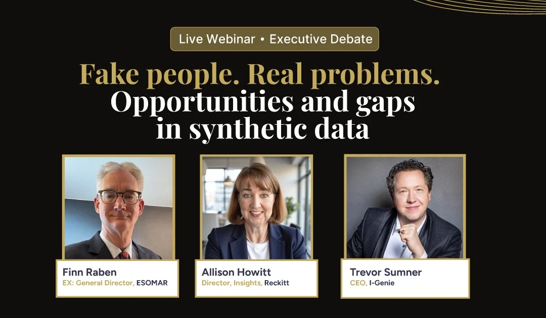 Fake people, real problems: The insight gap in synthetic data.